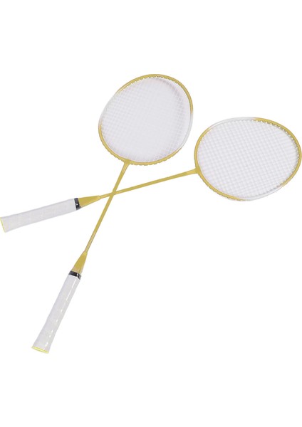 2 Oyuncu Badminton Seti Düşük Titreşim Güçlü Esneklik Demir Alaşımlı Badminton Raketleri Seti 3 Naylon Raketle Taşıma Çantası Sarı (Yurt Dışından) fırsatları
