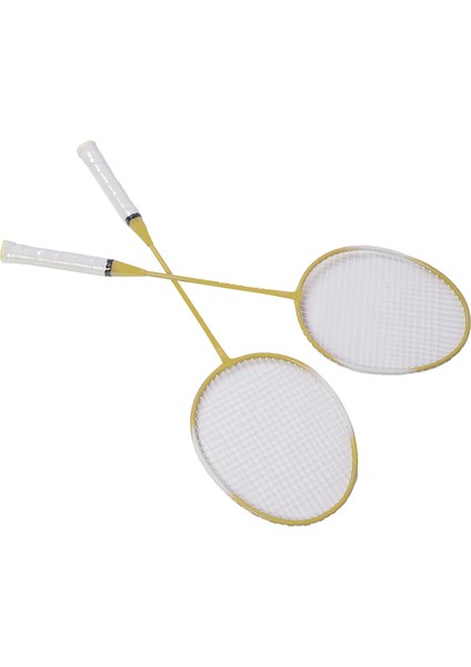 2 Oyuncu Badminton Seti Düşük Titreşim Güçlü Esneklik Demir Alaşımlı Badminton Raketleri Seti 3 Naylon Raketle Taşıma Çantası Sarı (Yurt Dışından) indirimleri