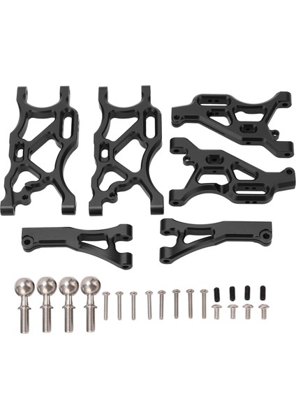 Rc Süspansiyon Kolu Seti Alüminyum Alaşımlı Ön Arka Salıncak Kolları Için Top Kafa ile Arrma 1/7 Sınırsız Ihlali 6s Typhon 6s 1/8 Rc Araba Siyah (Yurt Dışından)