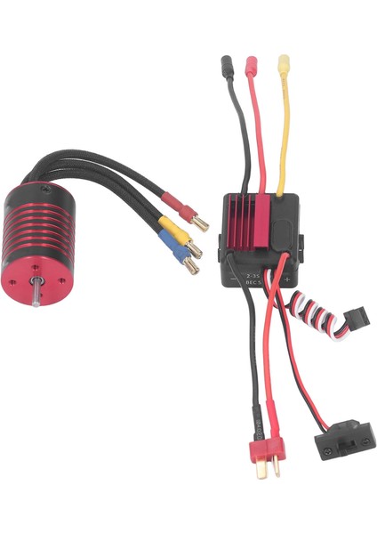 Motor Esc Seti 2838 Fırçasız Motor ve 35A Fırçasız Esc Için Yedek 1/14 1/16 Rc Araba Kırmızı 5800KV (Yurt Dışından) fırsatları
