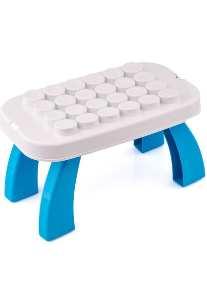 44 Parça Blok Seti ve Sehpa Saklama Kutusu 24 Ay+ Prenses Kalesi ve Polis Karakolu Yapı Oyuncağı fiyatları