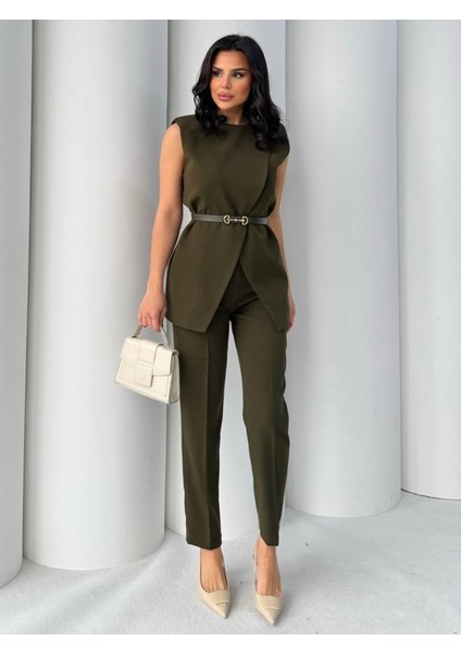 Eyesof Vatkalı Ceket Pantolon Ikili Takım
