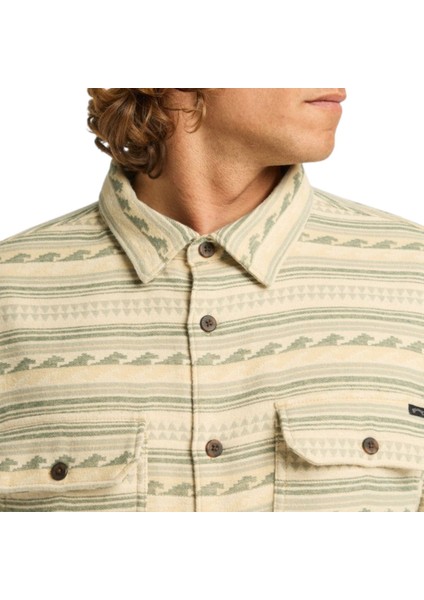 Offshore Jacquard Flannel Erkek Bej Gömlek indirimleri