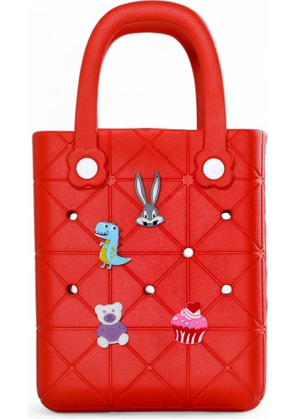 Rahat Taşınabilir Eva Omuz Çantası – Charm Detaylı-Küçük Boy fiyatları