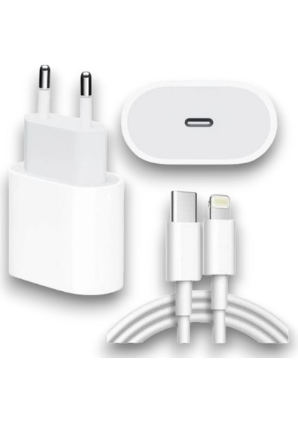 Apple Uyumlu 20W Hızlı Şarj Seti - Type-C Adaptör + Lightning Kablo | Propice Teknolojik Mağaza
