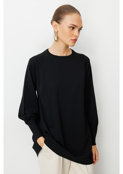 Balon Kollu Rayon Siyah Tunik indirimleri