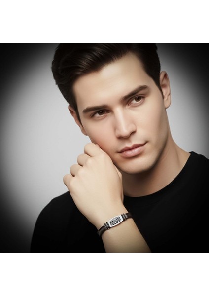 Hayat Ağacı Desenli Çelik Halatlı Erkek Bileklik 31684B17D3 fiyatları