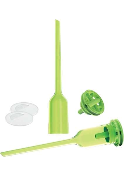 250 ml Dar Ağızlı Biberon Yedek Hava Akış Kiti, 2'li Paket, Yeşil fiyatları