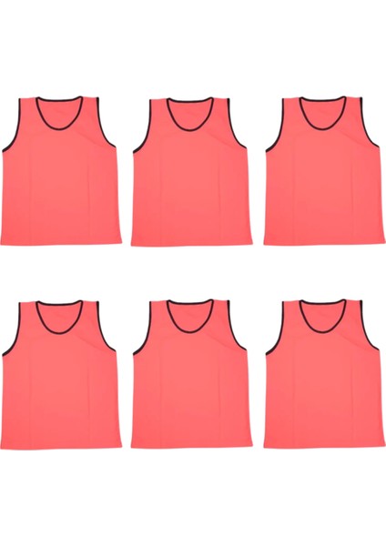 Antrenman Yeleği Çocuk Beden 6'lı Set Bip Pembe