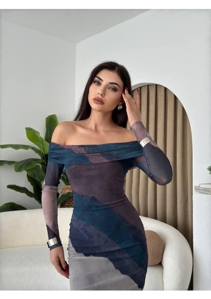 Eyesof Sevilla Madonna Yaka Tül Elbise indirimleri