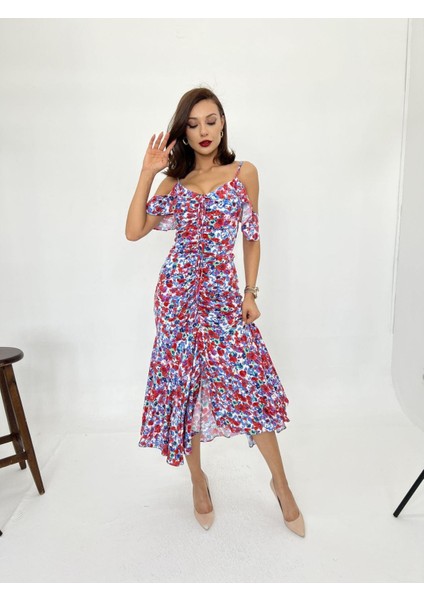 Eyesof 6410 Elbise-Kırmızı