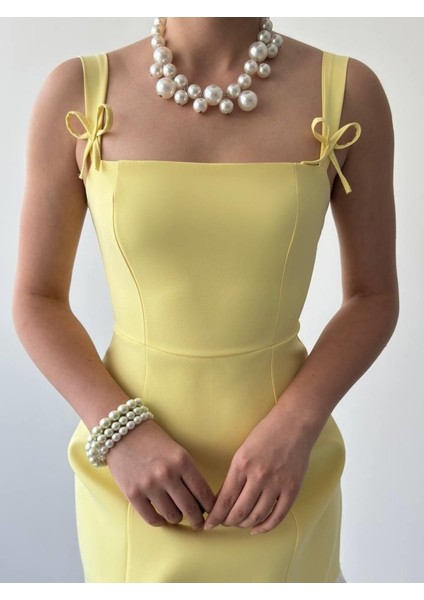 Eyesof Steel Fiyonk Detay Elbise