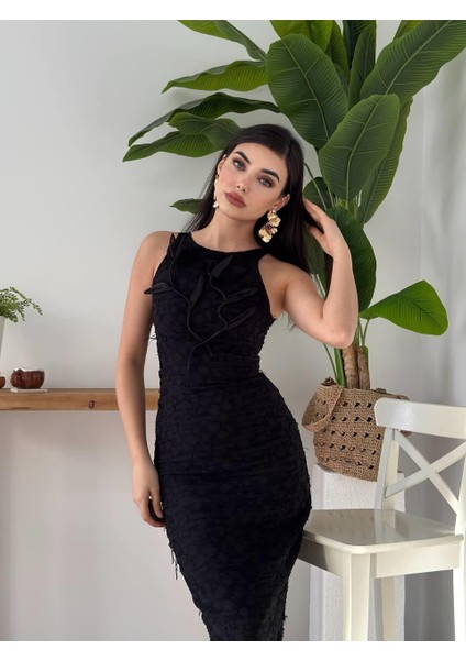 Eyesof Lers Çiçek Detaylı Elbise