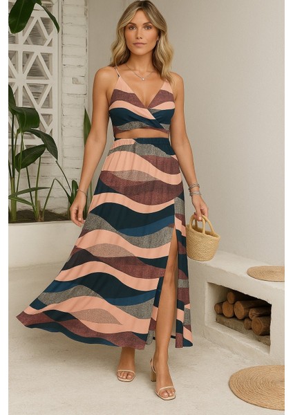 Eyesof Kadın Kolsuz Askılı Crop Ikili Süprem Takım