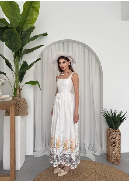 Eyesof Mazi Çiçek Desenli Elbise