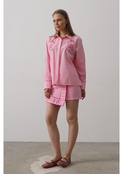 Eyesof Nakış Detaylı Etekli Takım - Pembe fiyatları