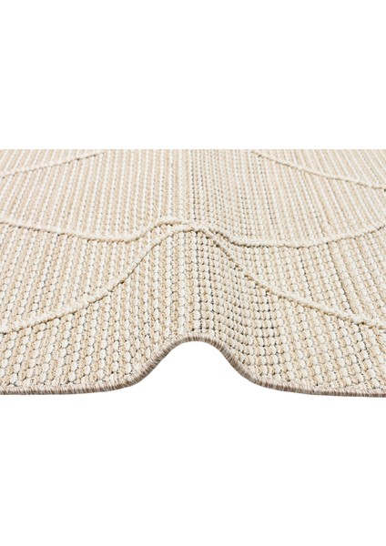 Soho Sh 02 Bej - Bukle Iskandinav Halı | Toz Tutmaz Hasır Dokuma Modern Halı