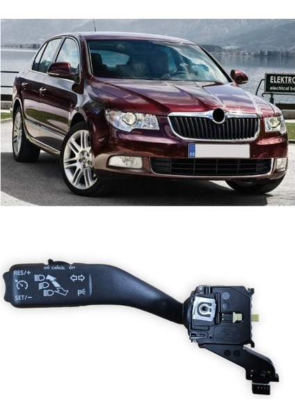 Skoda Superb 2009-2013 Sinyal Far Kolu Hız Sabitlemeli 1K0953513G