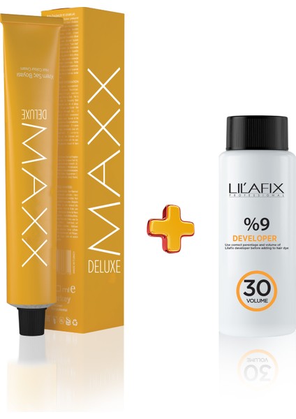 Tüp Boya 100 ml - 30 V Oksidan 60 ml 9.1 Küllü Açık Sarı