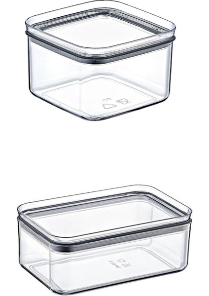 6'lı Set Silikon Conta Kapaklı Etiketli Kahvaltı & Çerezlik Takımı X3 0,75 Lt / X3 0,5 Lt fiyatları