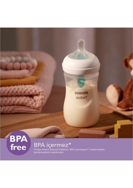 Doğal Anti-Kolik Biberon 260 Ml, 1 Ay, Sağlıklı ve Güvenli Besleme fiyatları