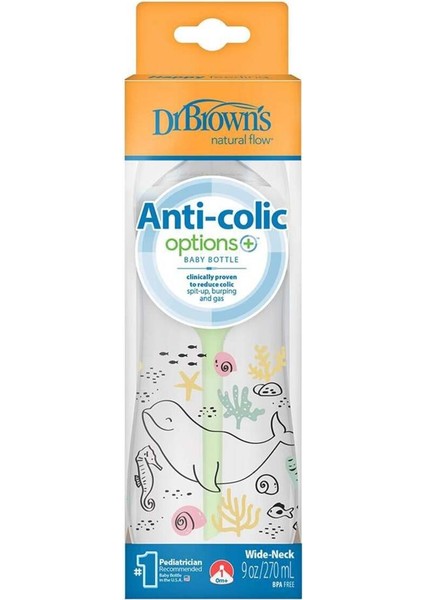 Antikolik Geniş Ağız Pp Biberon 270ML, 0 Ay ve Üzeri, Temiz ve Güvenli Kullanım