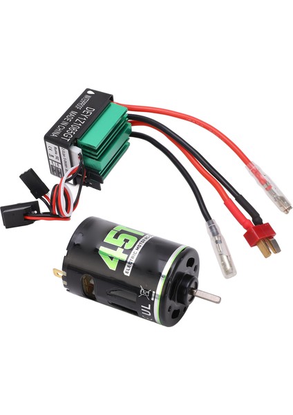 540 Fırçalı Motor ile 65A T Fiş Esc Yüksek Burulma Su Geçirmez Elektrik Motoru Rc Tırmanma Araba Için 45T (Yurt Dışından) modelleri