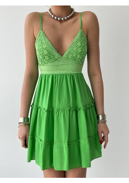 Eyesof Nivel Göğsü Büzgülü Elbise