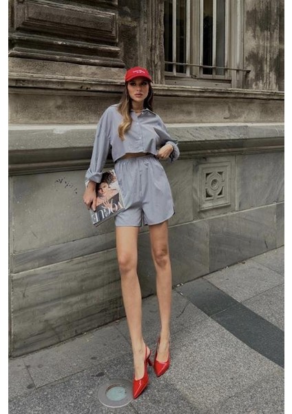 Eyesof Volerie Çizgili Şortlu Takım 9342-17 indirimleri