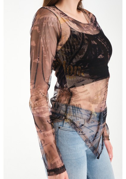 Yırtmaç Detaylı Bluz indirimleri