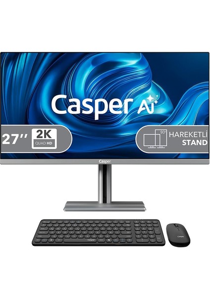 Nirvana Aıo A870 I7 13620H 3.6ghz 16GB 1tb SSD Intel Irıs x WIN11 27''