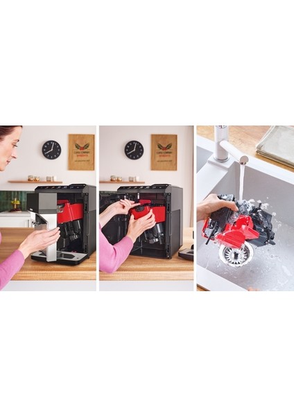 TPE40307 Serie 4, Tam Otomatik Kahve Makinesi, Verocafe, Metalik Inoks Gümüş