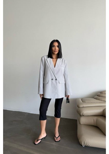 Eyesof Arkası Yırtmaç Detaylı Ceket - Gri fiyatları