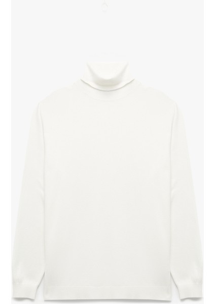 Viskon Karışımlı Uzun Kollu Balıkçı Yaka Basic Triko Kazak modelleri