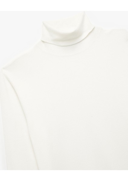 Viskon Karışımlı Uzun Kollu Balıkçı Yaka Basic Triko Kazak indirimleri