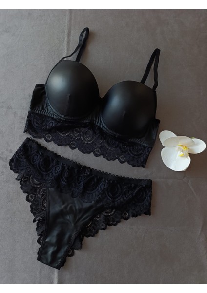 Kadın Iç Çamaşırı Takımı Dantelli Fantezi