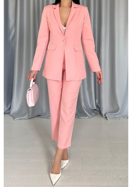Eyesof Pudra Ceket Takım
