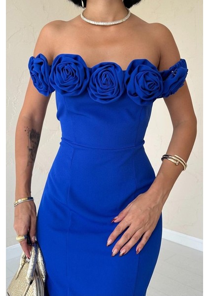 Eyesof Saks Madonna Yaka Güllü Elbise modelleri