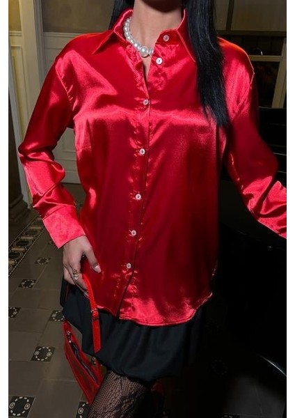 Eyesof Premium Saten Gömlek 3438 modelleri