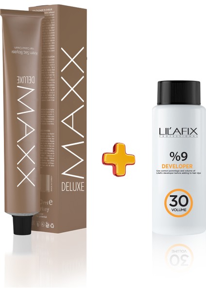 Tüp Boya 100 ml - 30 V Oksidan 60 ml 8.74 Altın Parıltılı Toffe