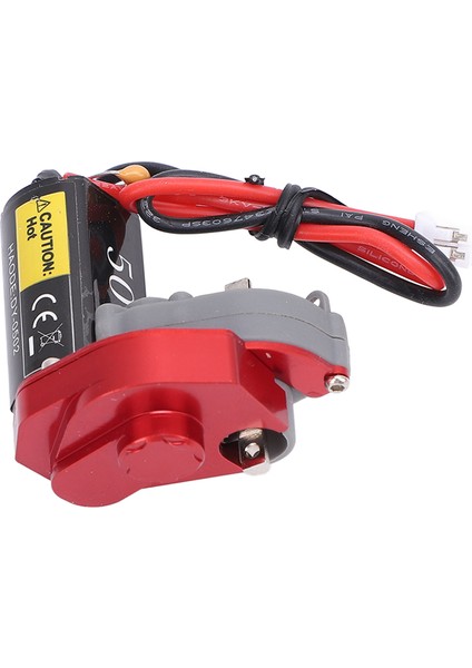 Rc Elektrik Motoru Ince Cnc Işleme Yüksek Burulma 050 50T Dişli Fırçalı Motor Için 1/24 Rc Eksenel SCX24 AX24 Kırmızı (Yurt Dışından)