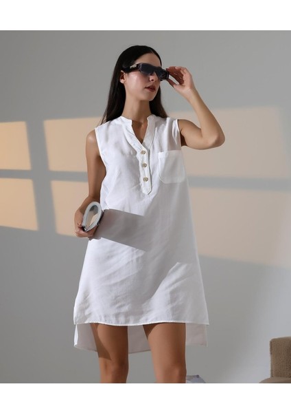 Eyesof Düğme Detaylı Mini Elbise modelleri