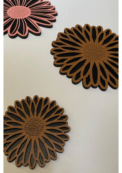 8'li Büyük Boy ve Küçük Boy Ahşap Tencere, Tava, Çaydanlık ve Bardak Altlık Nihale Seti 12 fırsatları