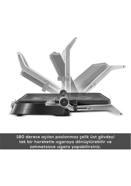 Compact Steel Sear And Grill Inox 2008 Izgara ve Tost Makinesi indirimleri