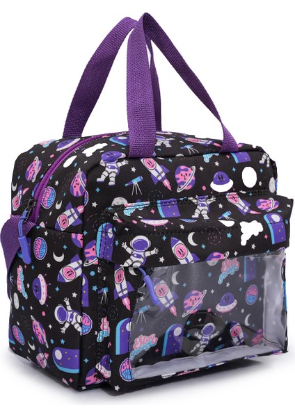 Astronot Termal Beslenme Çantası, Kız & Erkek Kawaii Tarz Yalıtımlı Beslenme Çantası
