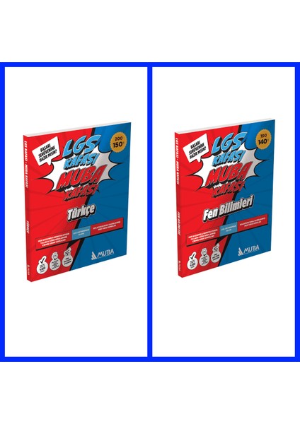 Türkçe ve Fen Bilimleri. Set Soru B. ! LGS KAFASI - MUBA KAFASI