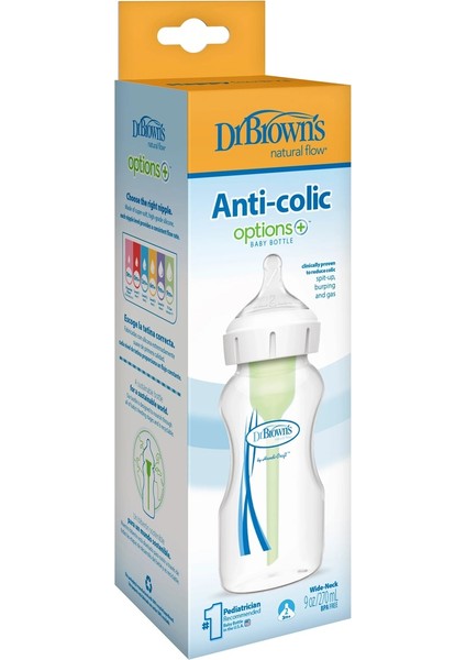 Geniş Ağız Pp Biberon 270 Ml, 2. Seviye Emzikli, Güvenli ve Sağlıklı Kullanım