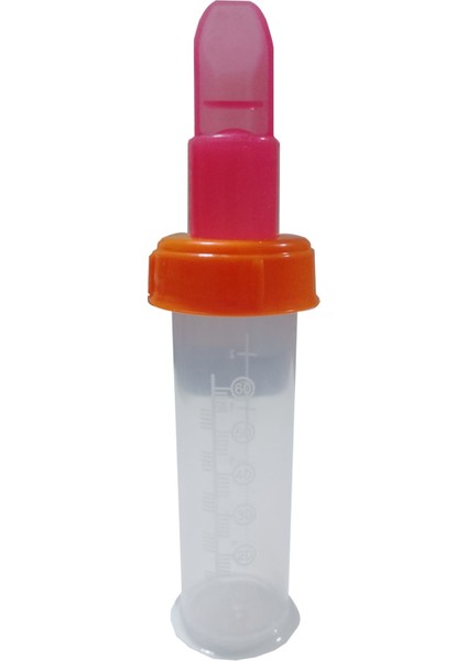 Kırmızı Uçlu 60 ml Geliştirilmiş Bebek Biberon ve Kaşık Seti fiyatları