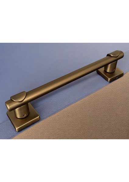 Dem Mat Antik Sarı AP263 Çekme Kapı Kolu Sürgülü Çekme Kol 25 cm 1 Adet