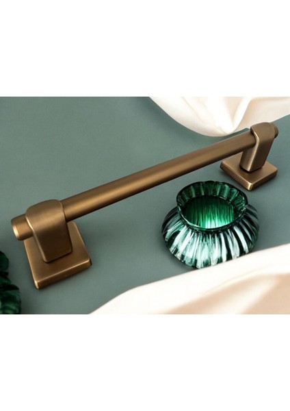 Dem Mat Antik Sarı AP263 Çekme Kapı Kolu Sürgülü Çekme Kol 25 cm 1 Adet indirimleri